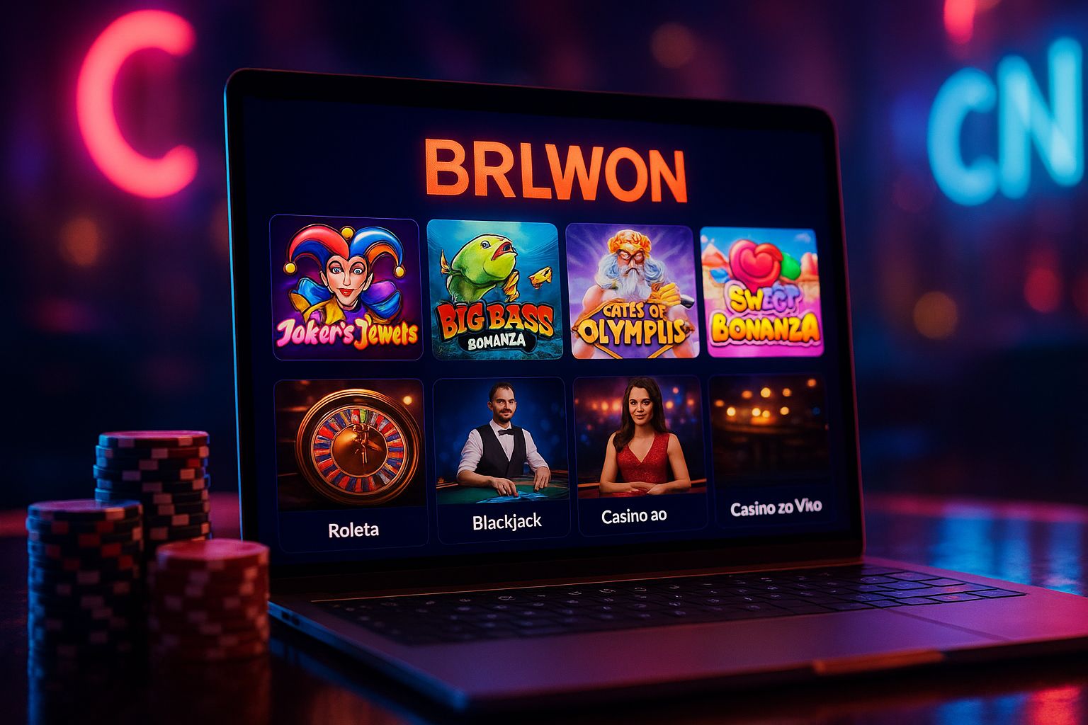 Jogos de cassino online inovadores e emocionantes na BRLWON