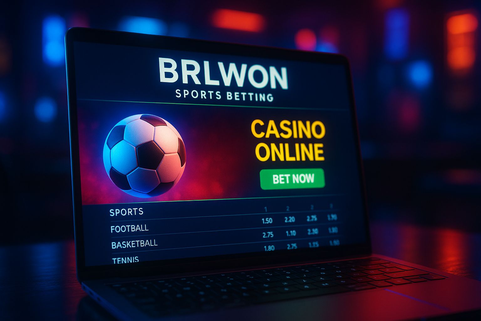 Apostas esportivas no cassino online BRLWON